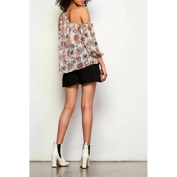 BB DAKOTA Women Beige Briella Floral Halter Top XS - Picture 7 of 7